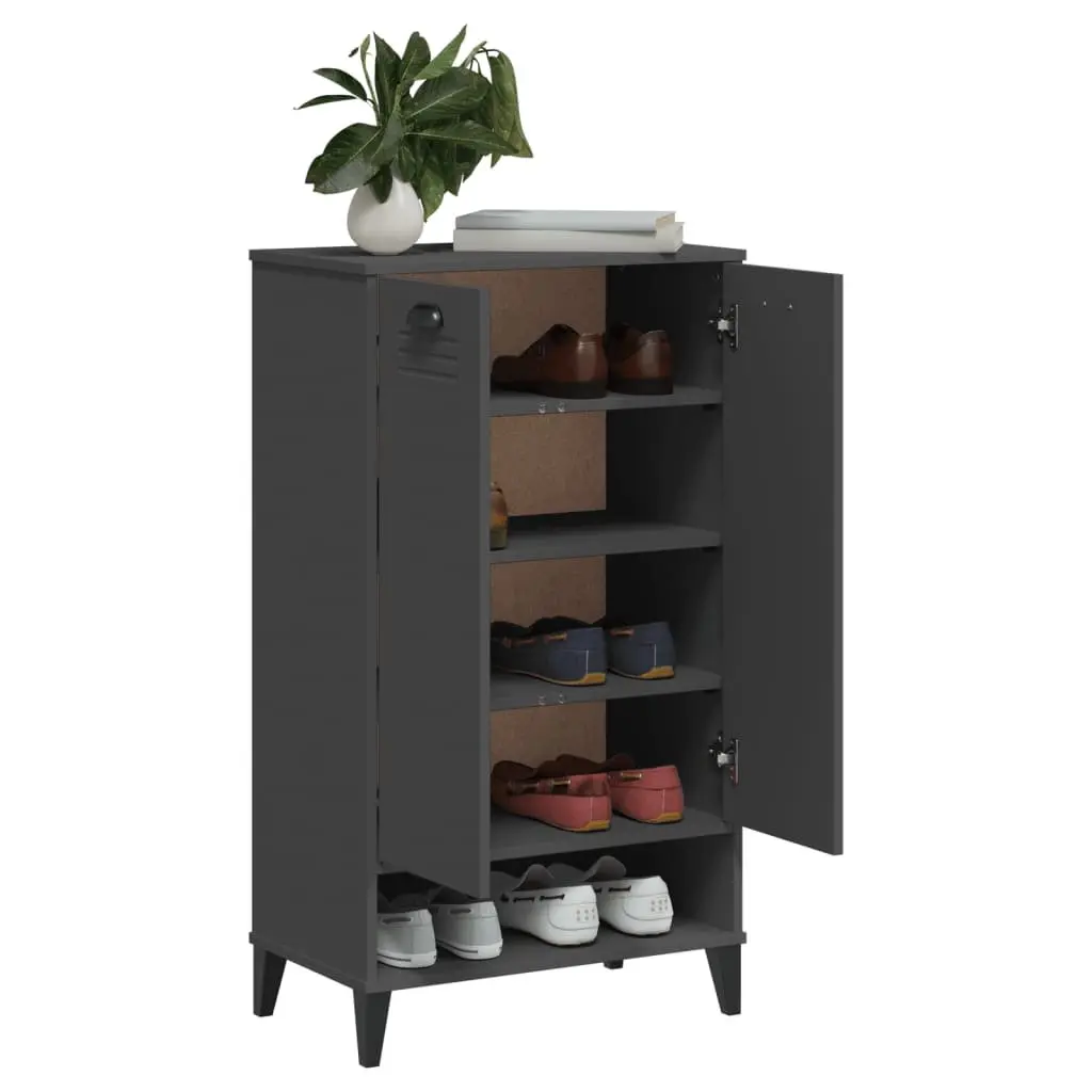 Shoe Cabinet Anthracite Grey Storage Organiser Unit