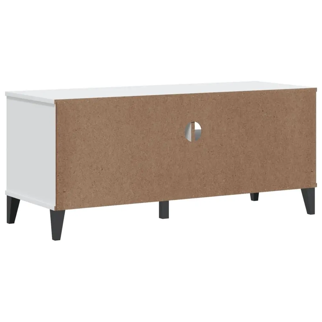 TV Cabinet White Engineered Wood Media Storage Unit 150 cm