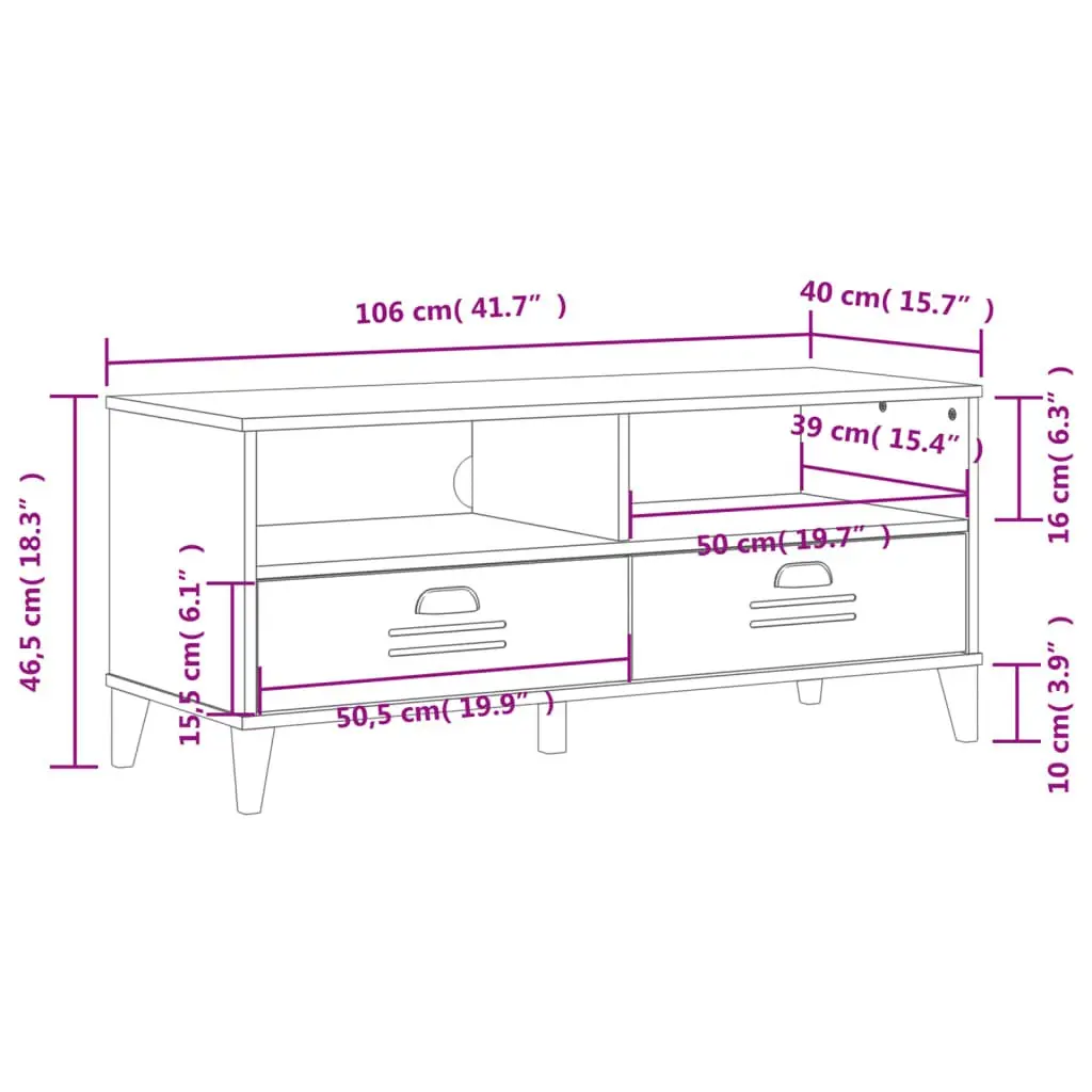 Black Engineered Wood TV Cabinet with Spacious Storage and Cable Management