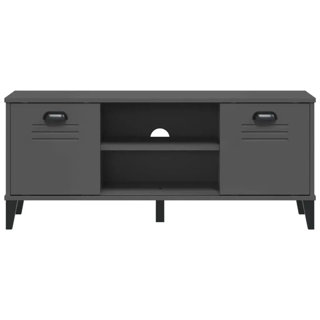 Shoe Bench Anthracite Grey Engineered Wood Storage Rack Organiser Entryway