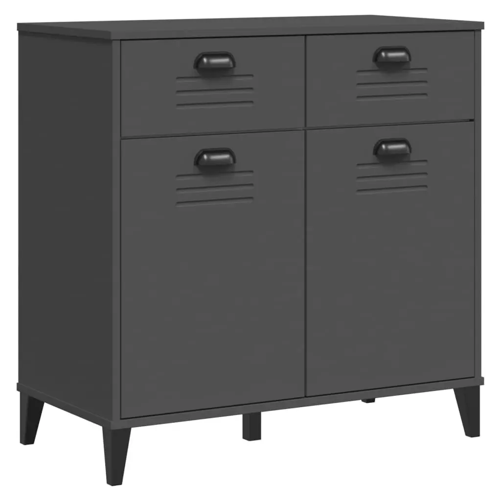 Anthracite Grey Industrial Sideboard