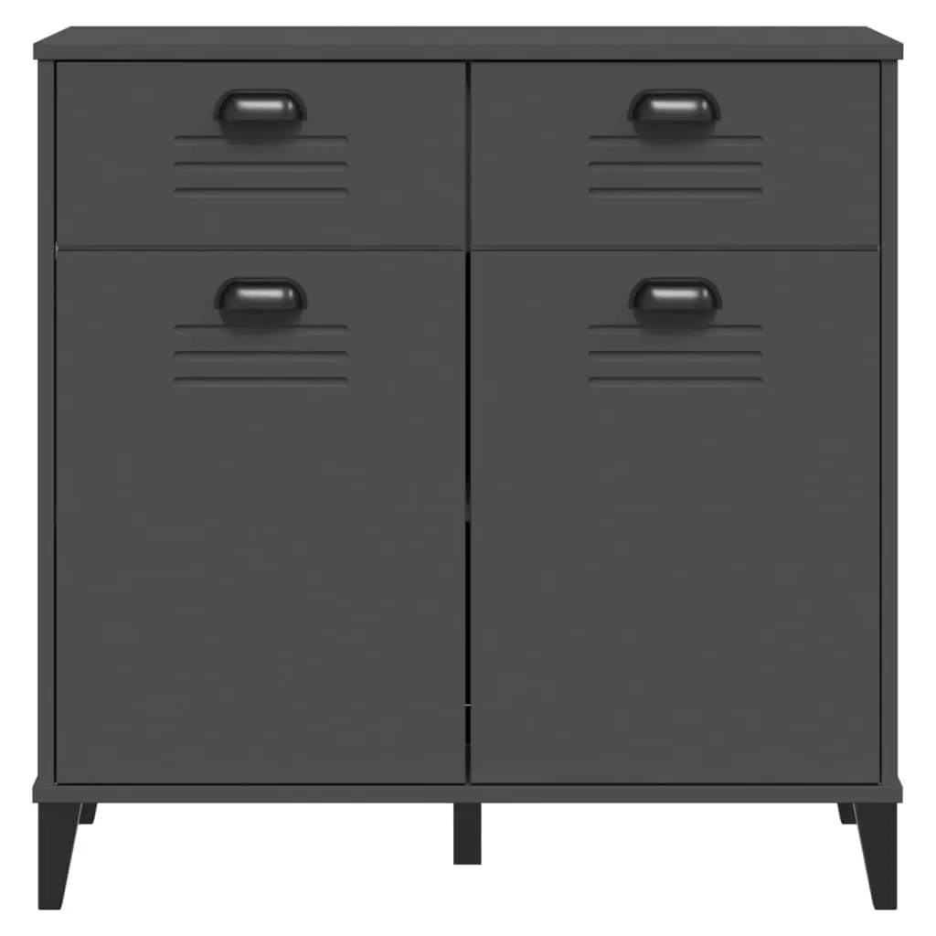 Anthracite Grey Industrial Sideboard