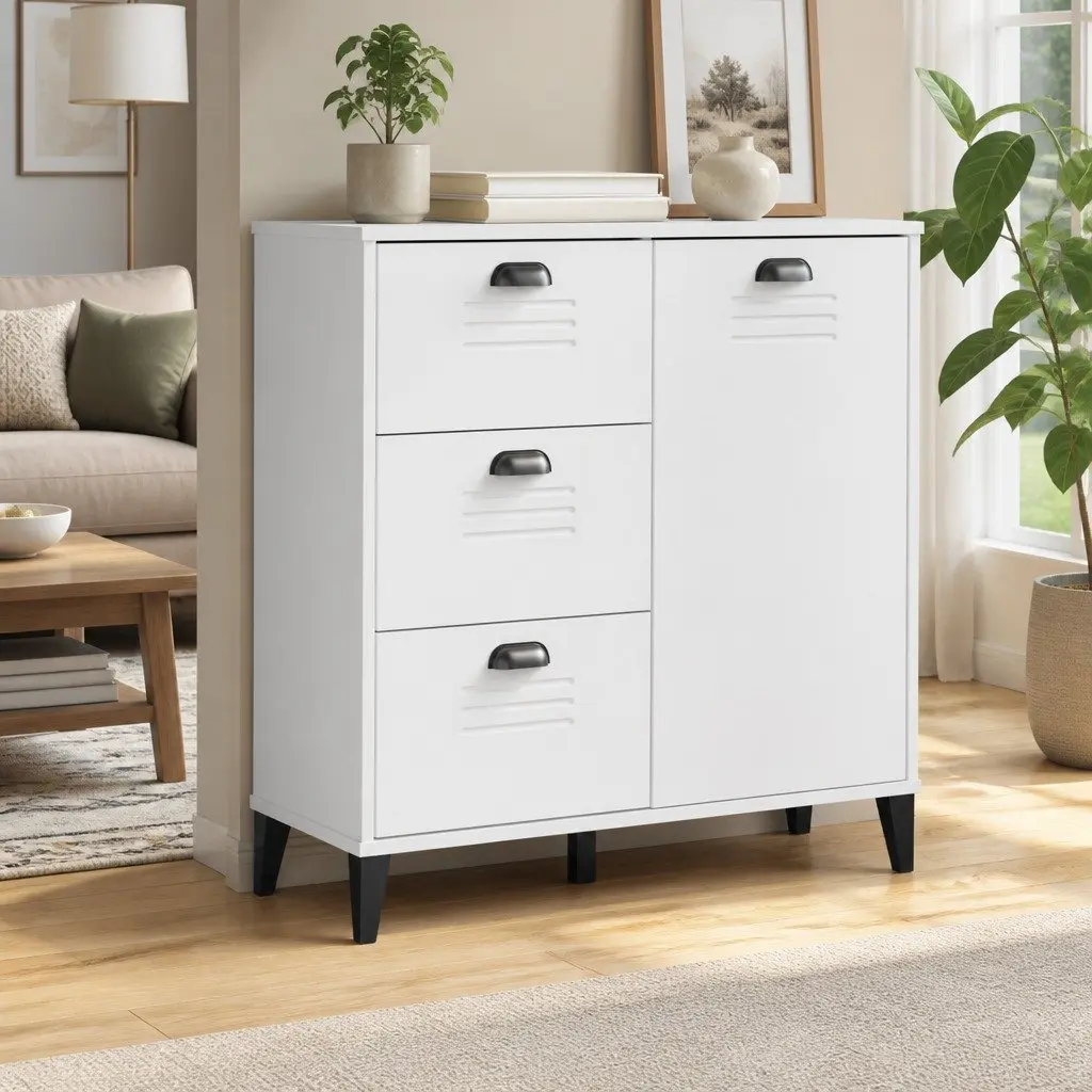 80x40x80cm White Sideboard