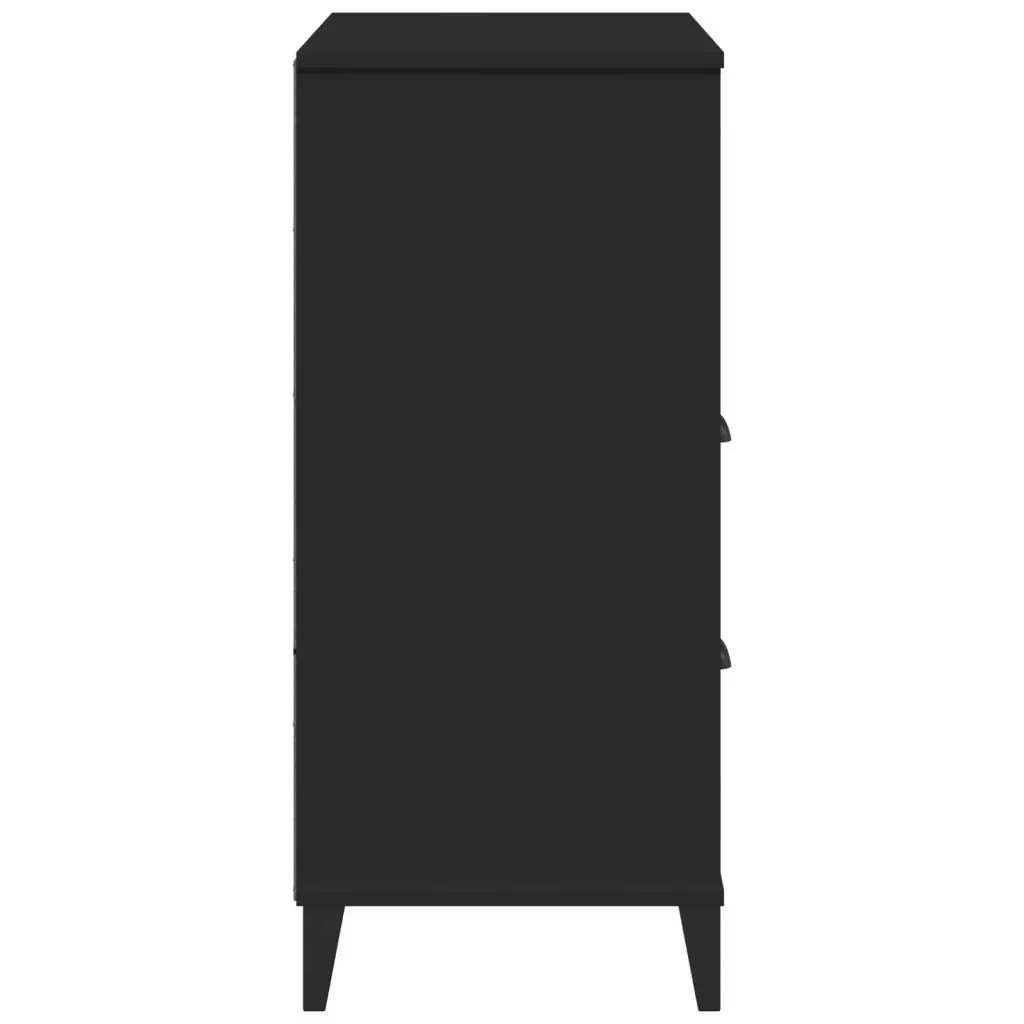 Industrial Bookcase for Home Black 80x40x90cm
