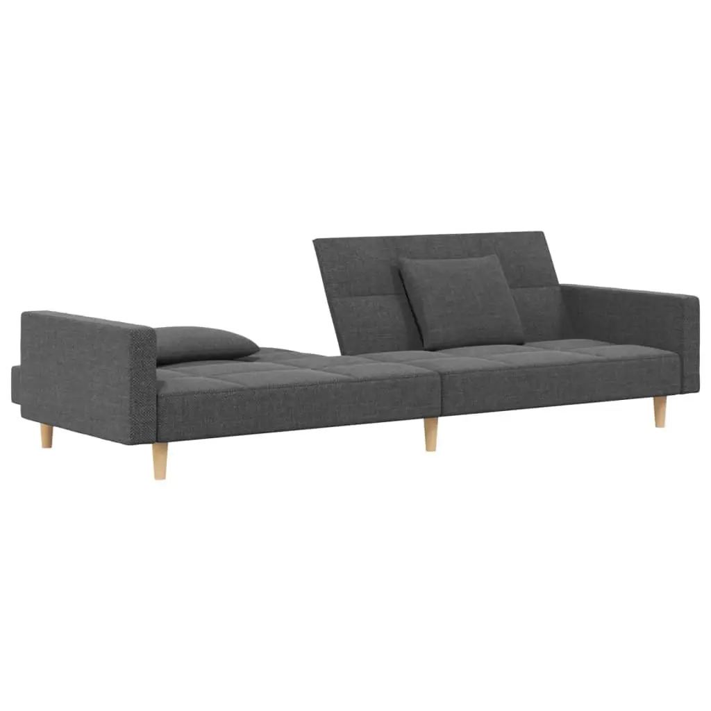2-Seater Sofa Bed Light Grey