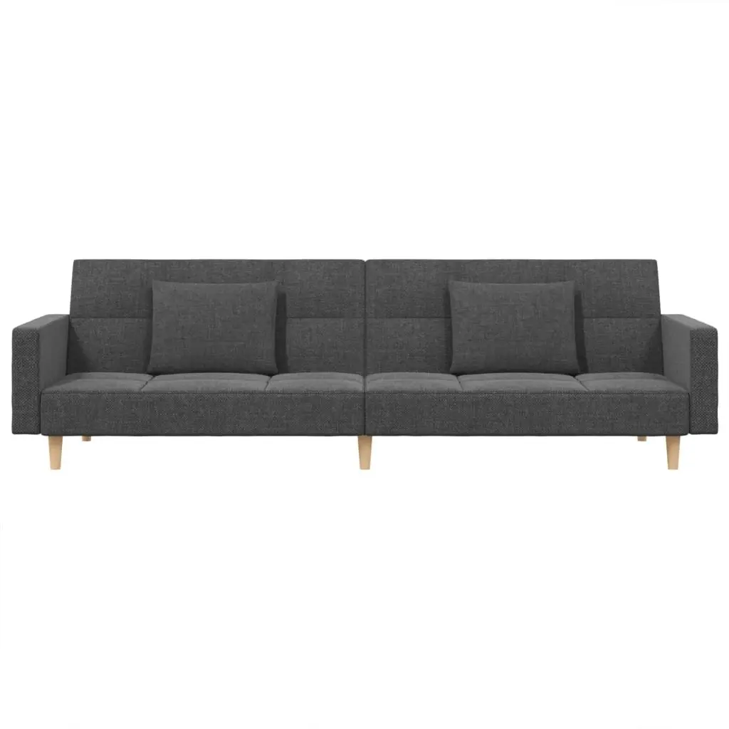 2-Seater Sofa Bed Light Grey