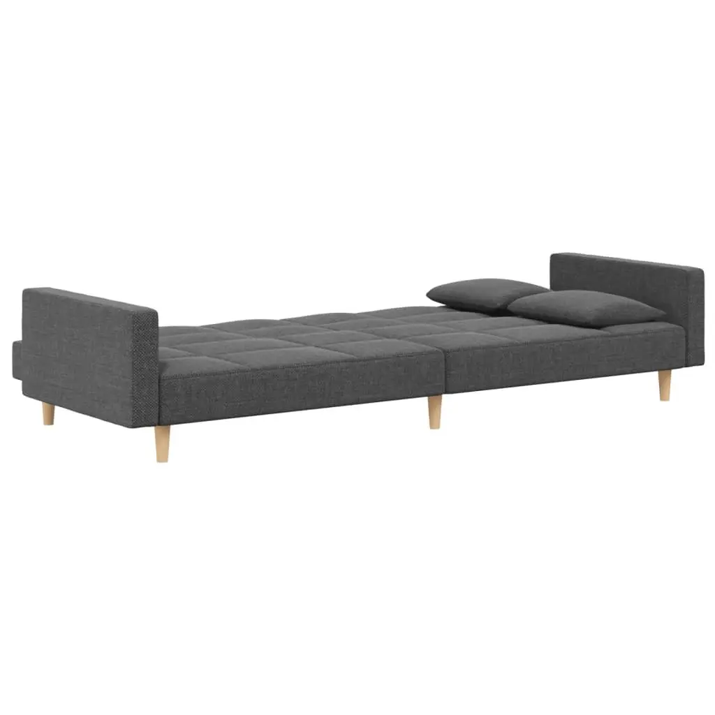 2-Seater Sofa Bed Light Grey