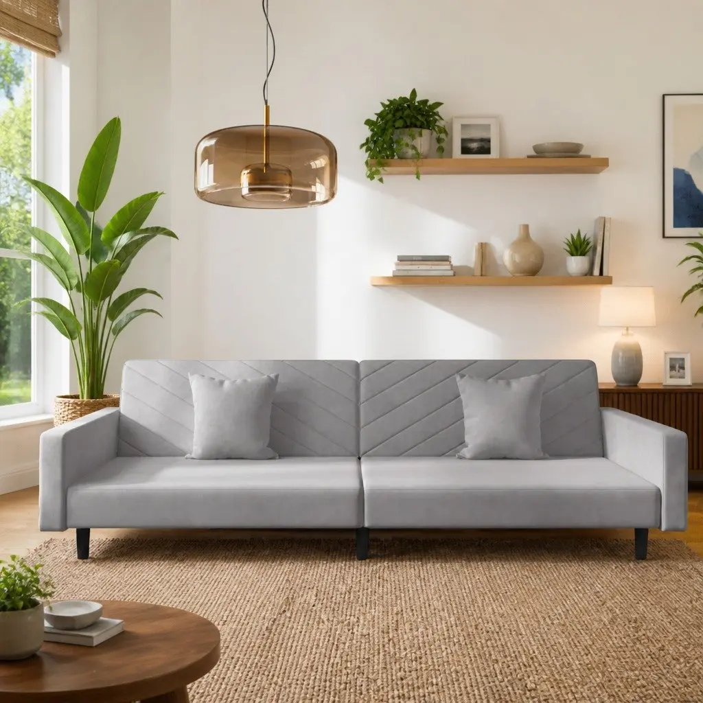 2-Seater Convertible Sofa Bed