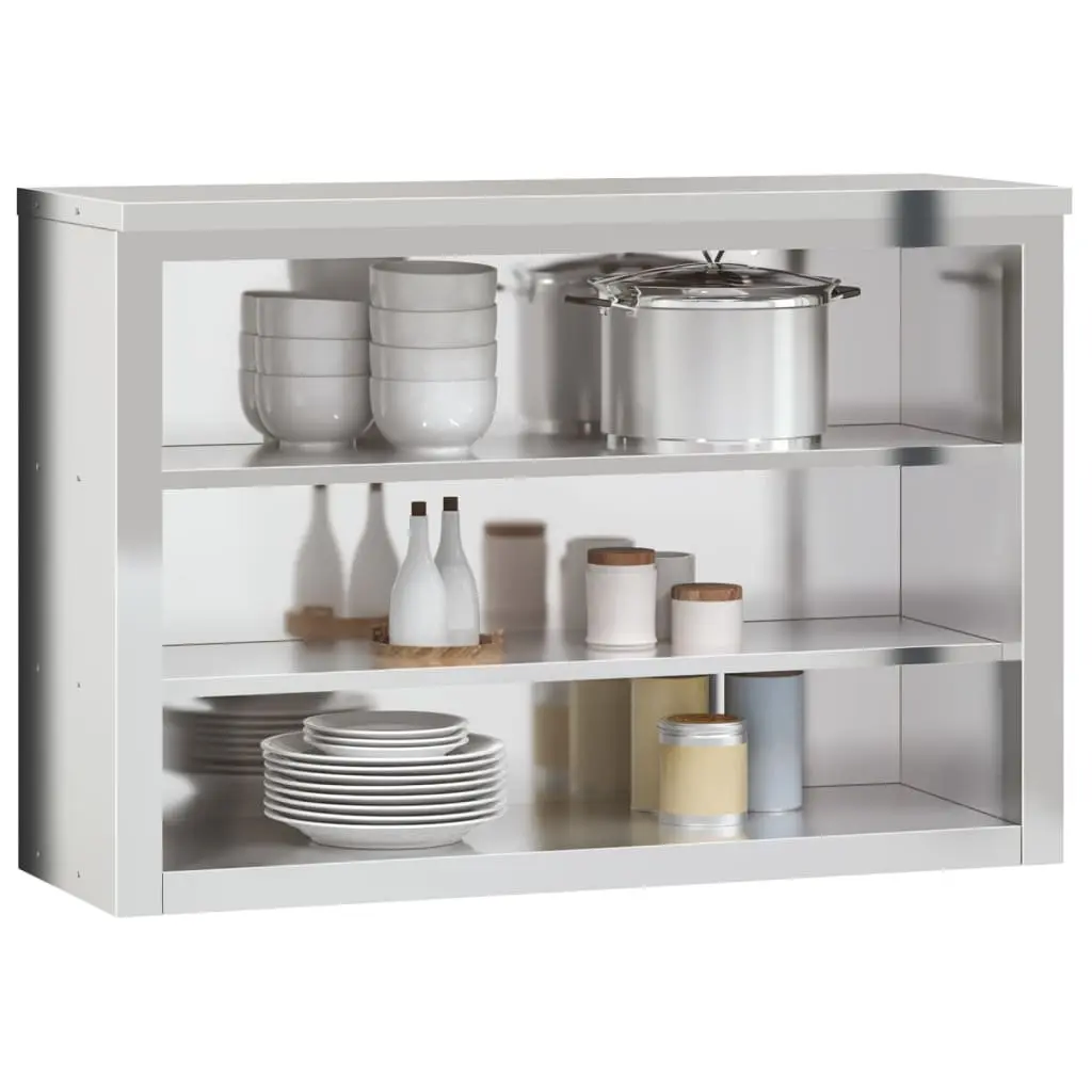 Stainless Steel Wall-Mounted Kitchen Storage Cabinet