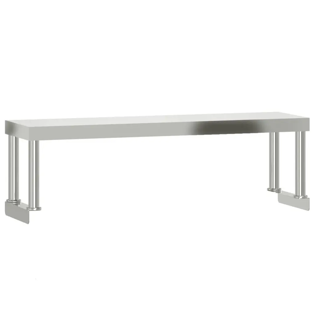 Stainless Steel Shelving Unit for Kitchen Prep Space 110cm x 30cm x 35cm