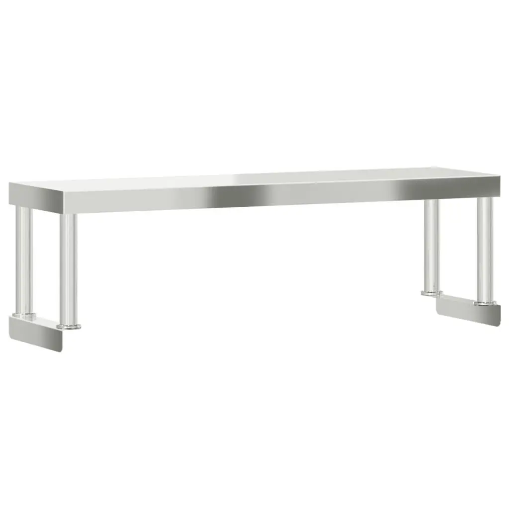 Stainless Steel Shelving Unit for Kitchen Prep Space 110cm x 30cm x 35cm