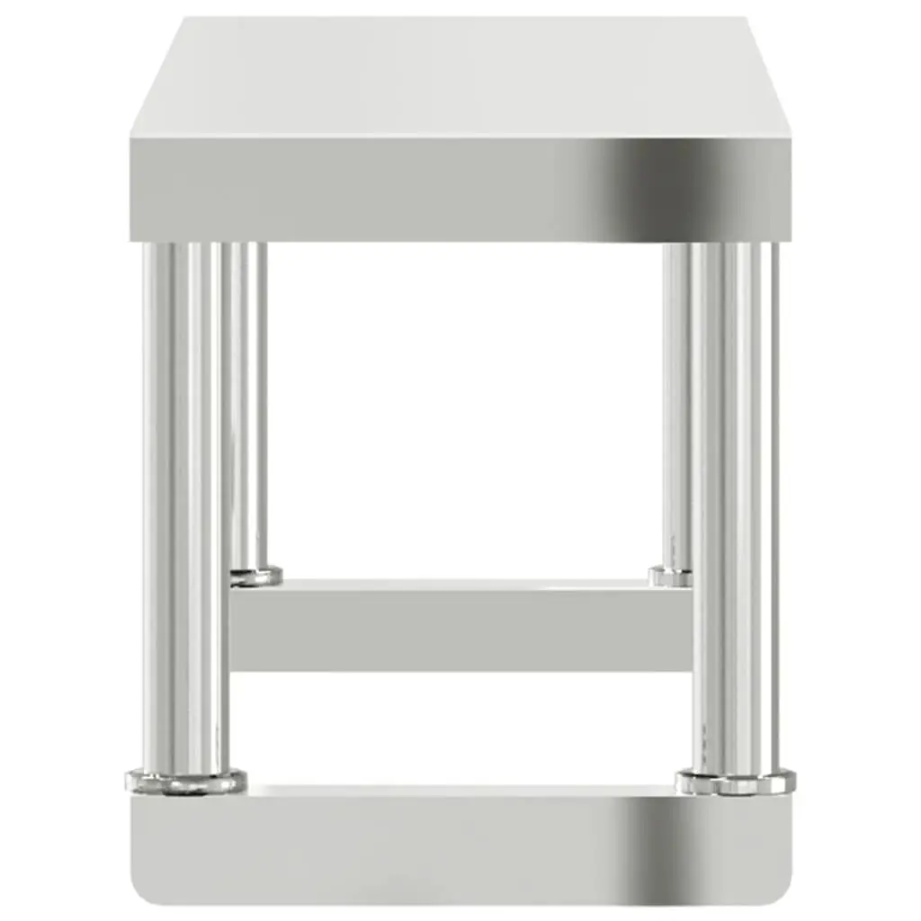Stainless Steel Shelving Unit for Kitchen Prep Space 110cm x 30cm x 35cm