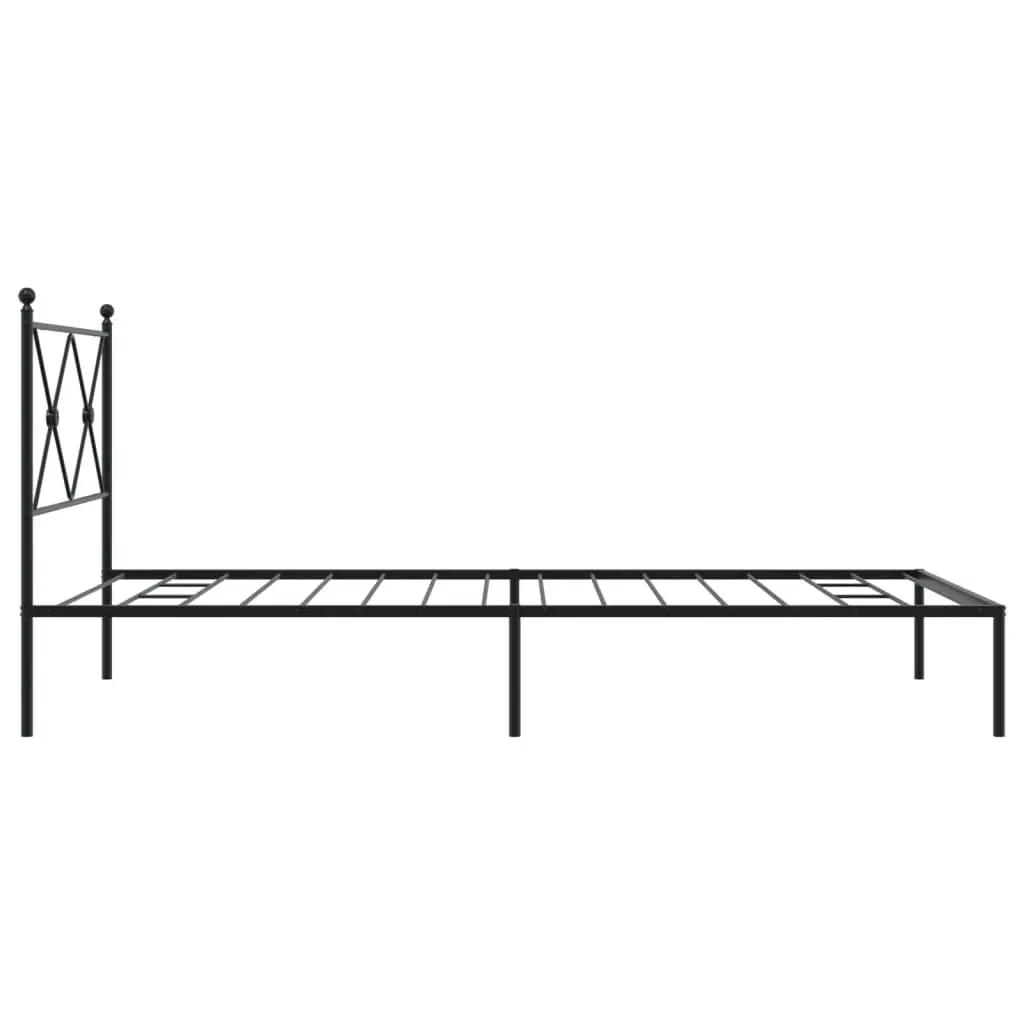 Metal Bed Frame King Single 107x203cm with Headboard