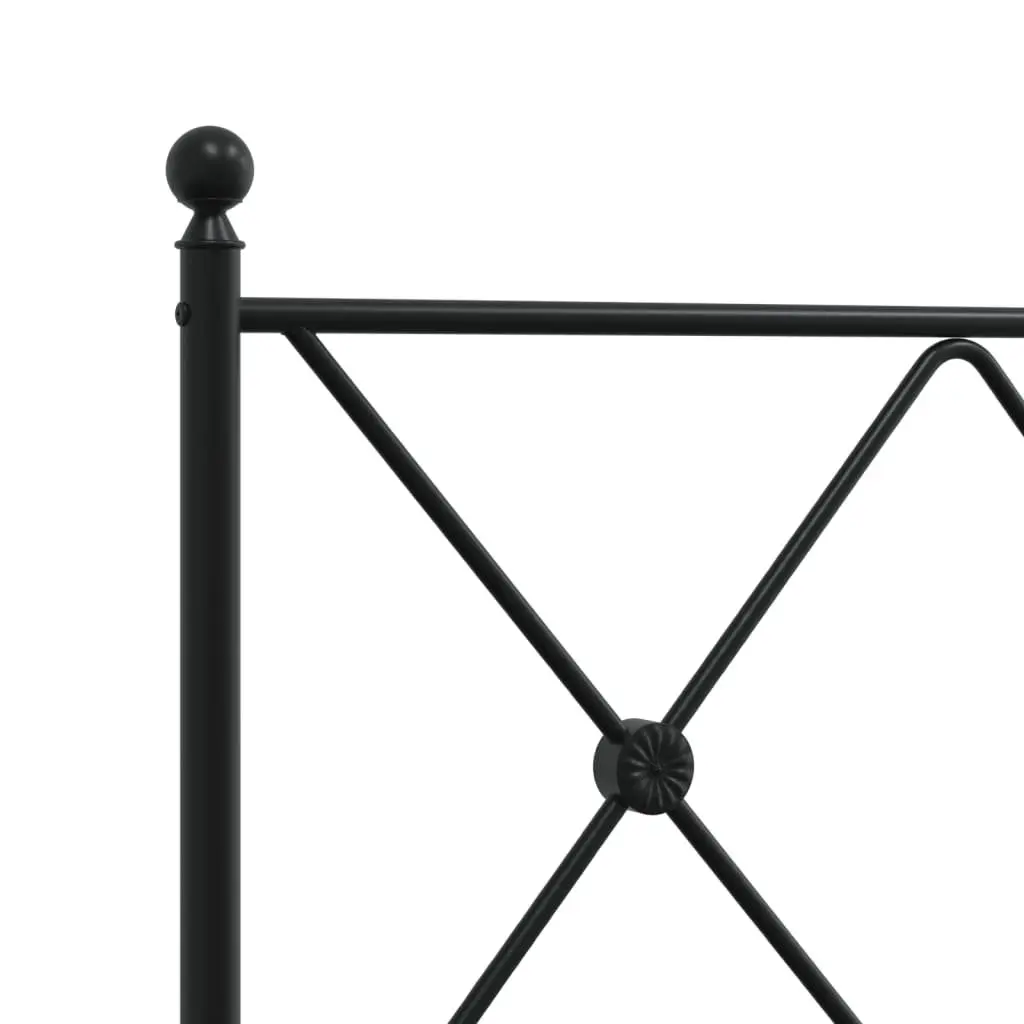 Metal Bed Frame King Single 107x203cm with Headboard