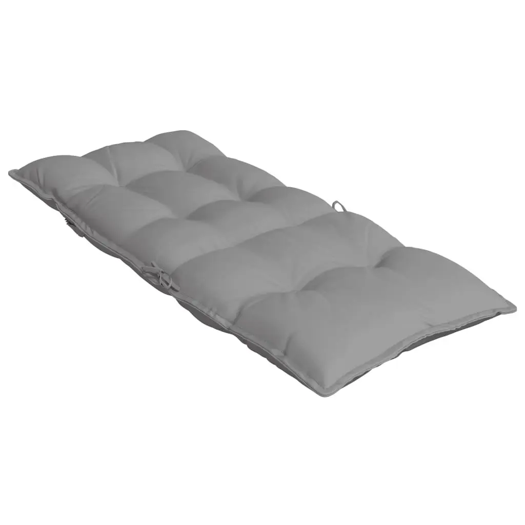 Highback Chair Cushions Set of 6 Grey