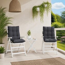 Specifications for Anthracite Lowback Chair Cushions 2 pcs