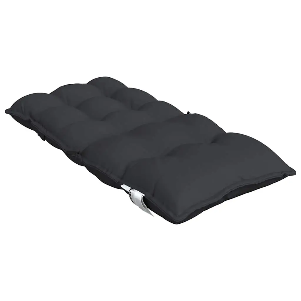 Lowback Chair Cushions 2 pcs Black