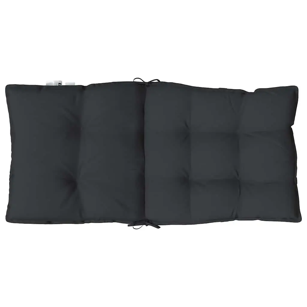 Lowback Chair Cushions 2 pcs Black