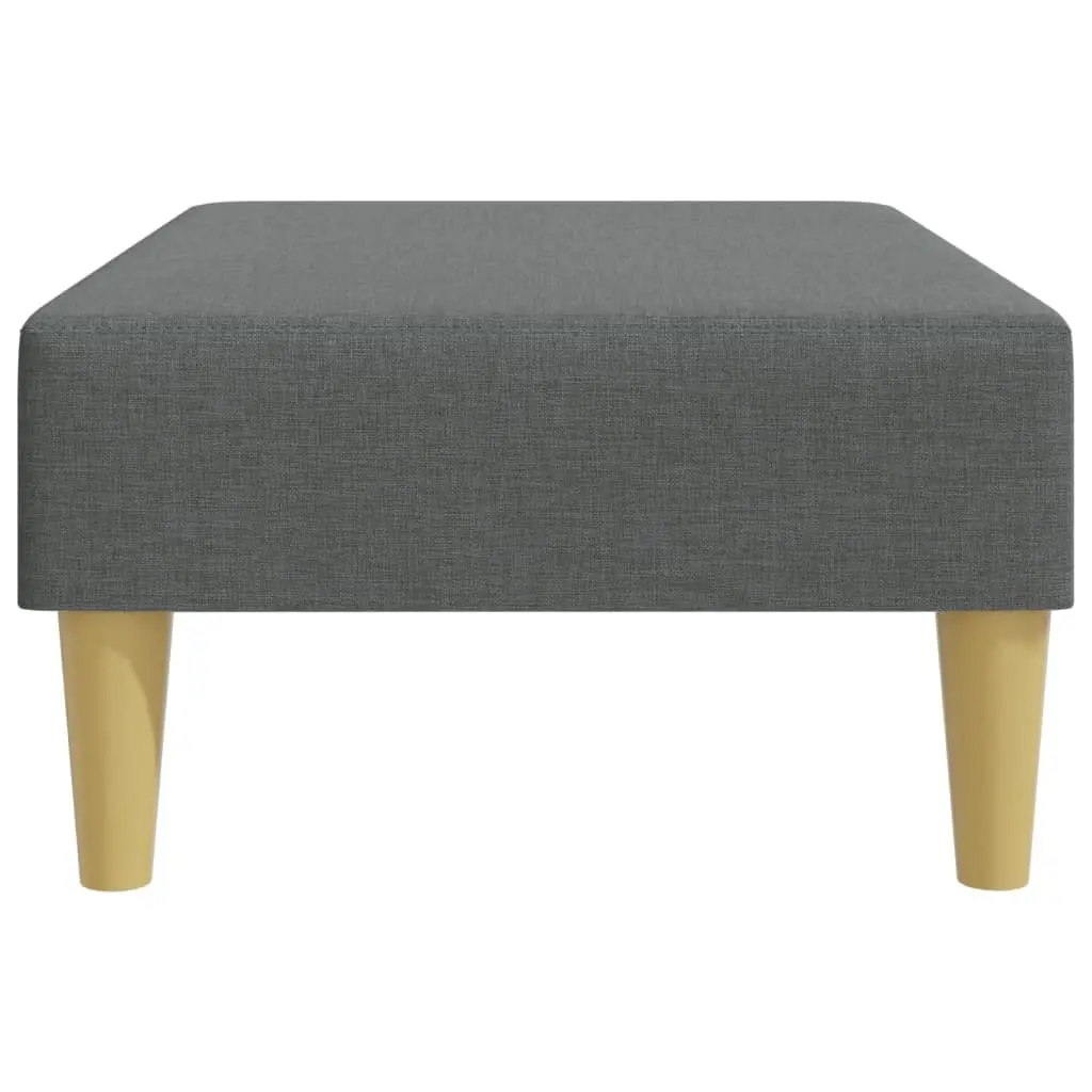 Footstool Living Room Dark Grey Compact Size