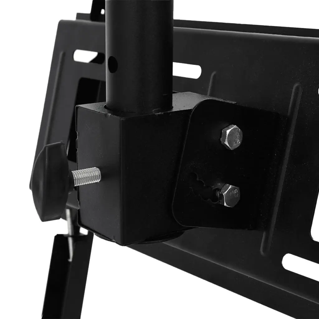 TV Ceiling Mount 32-65 Inch Screen VESA 400x400mm Tilting Swivel Bracket Black