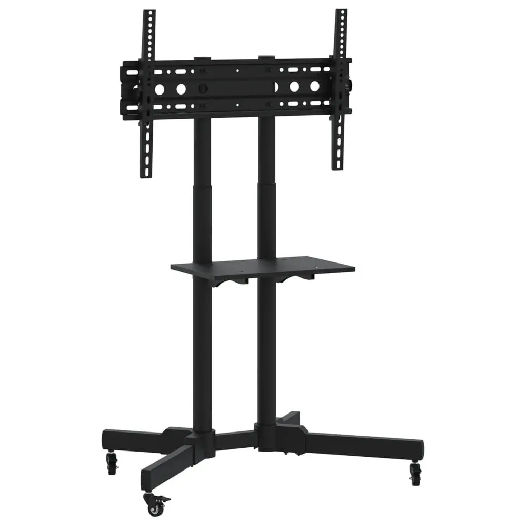 TV Stand on Wheels for Home Entertainment 32-70 Inch Height Adjustable Tilting Monitor