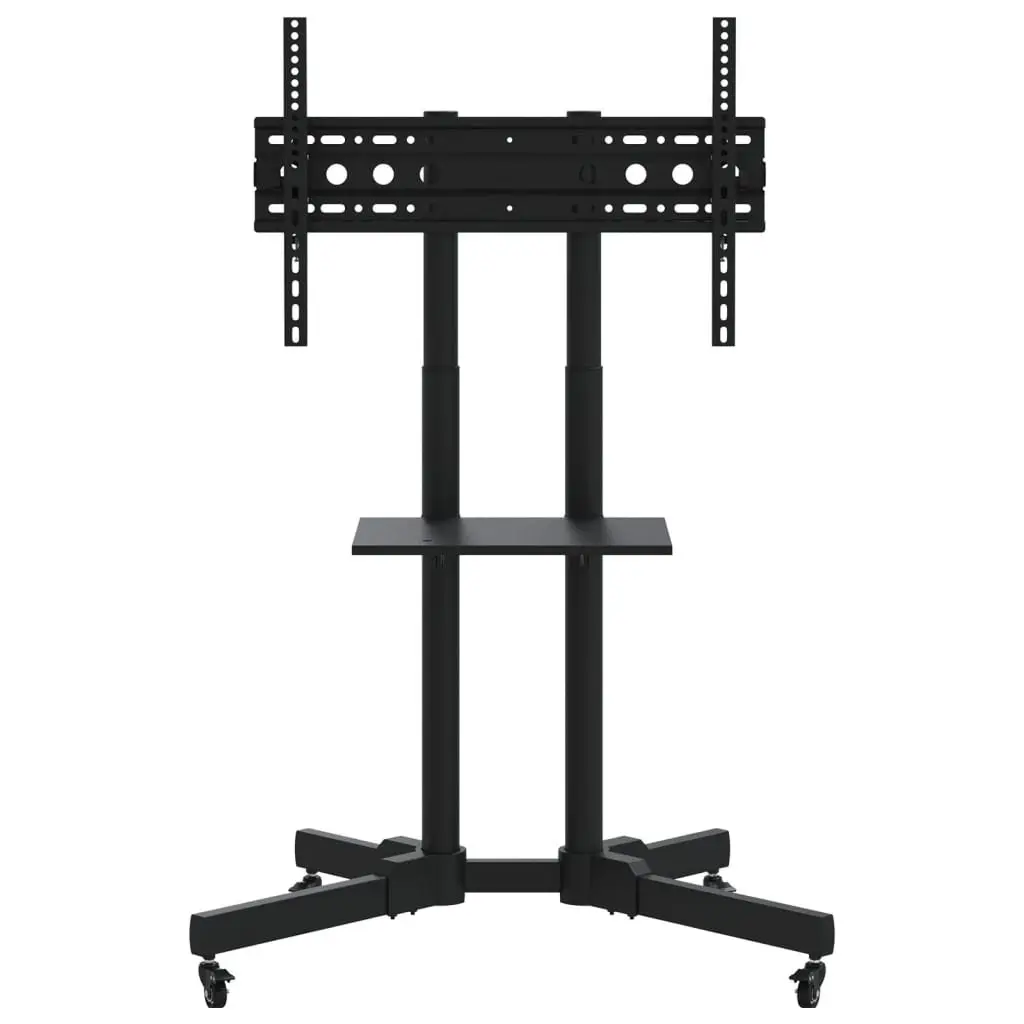 TV Stand on Wheels for Home Entertainment 32-70 Inch Height Adjustable Tilting Monitor