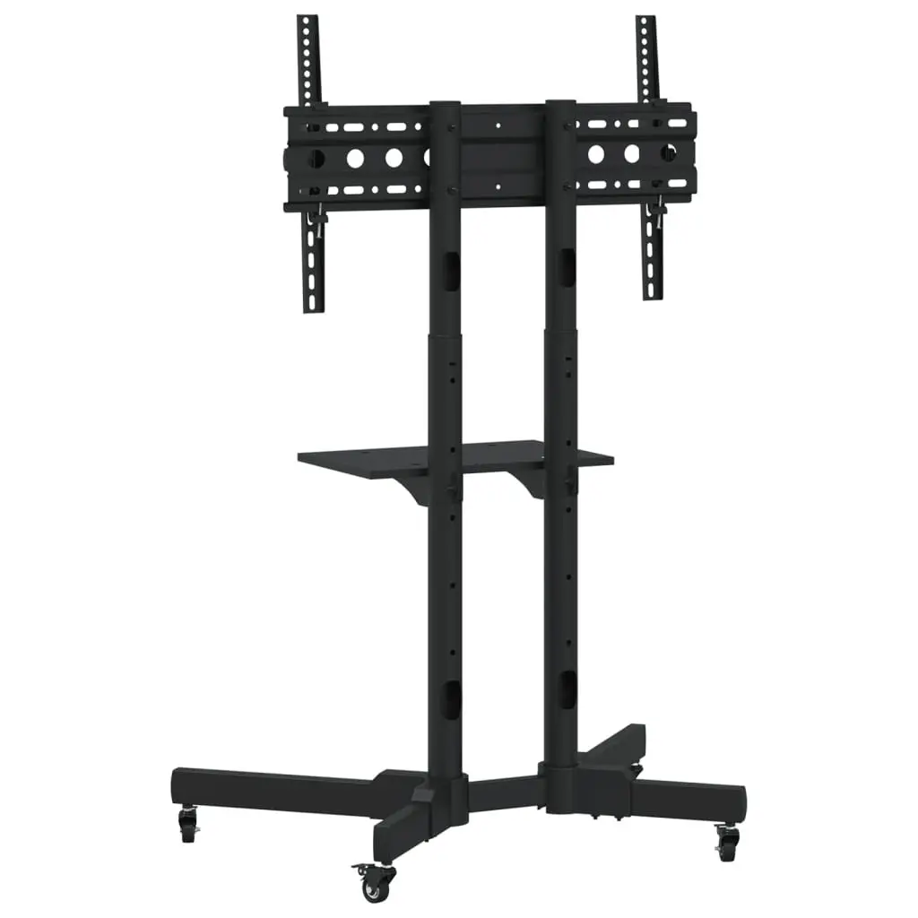 TV Stand on Wheels for Home Entertainment 32-70 Inch Height Adjustable Tilting Monitor