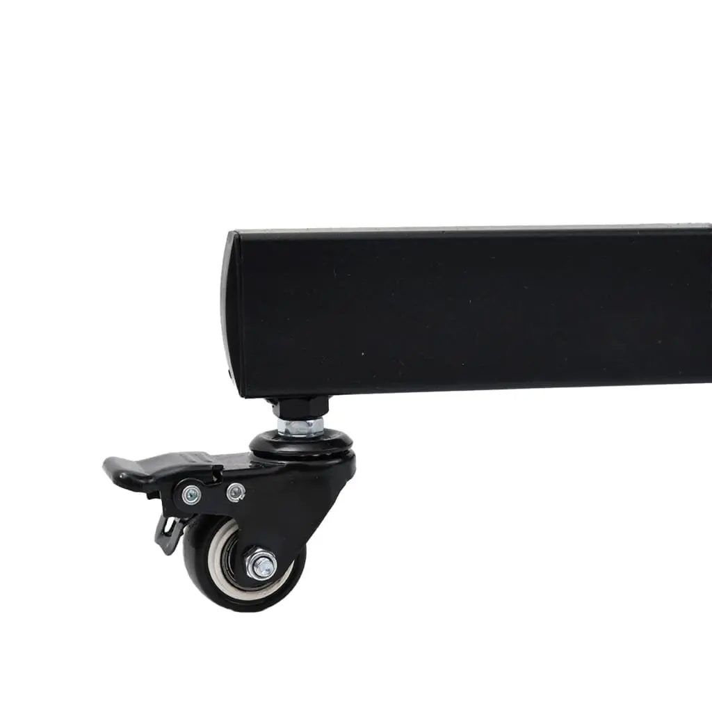 TV Stand on Wheels for Home Entertainment 32-70 Inch Height Adjustable Tilting Monitor