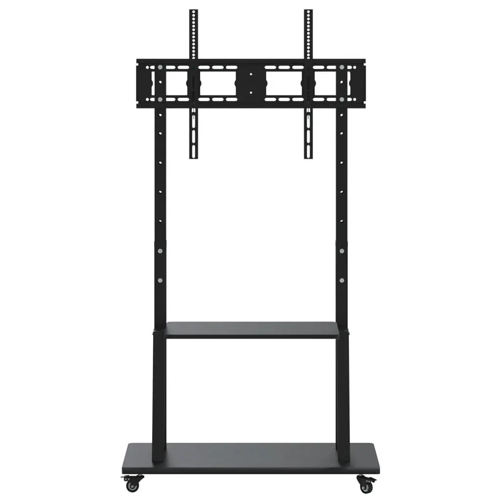 Height Adjustable TV Stand on Wheels for Large Screens
