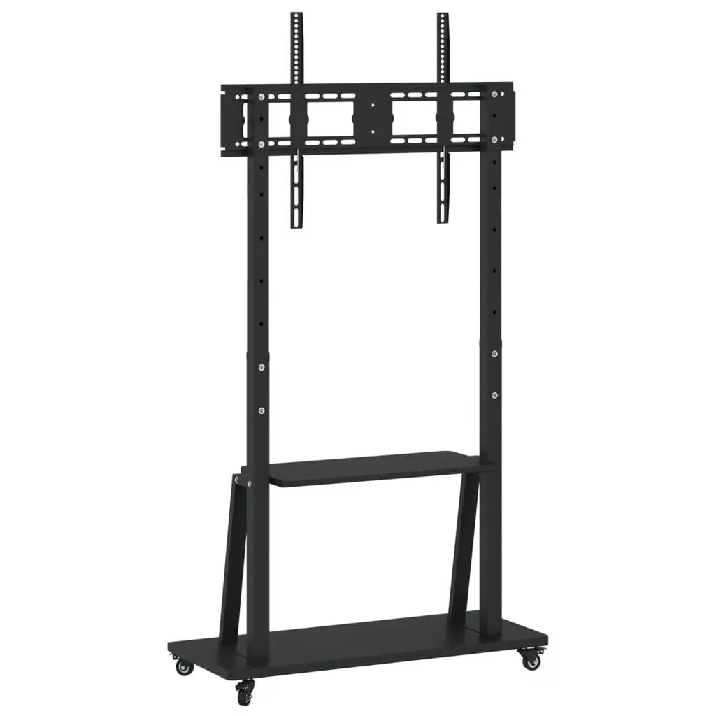 Height Adjustable TV Stand on Wheels for Large Screens