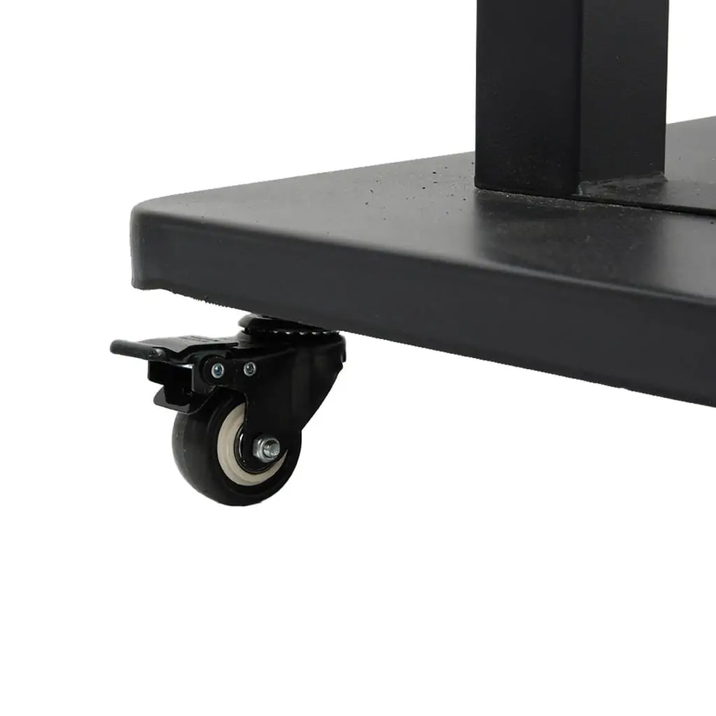 Height Adjustable TV Stand on Wheels for Large Screens