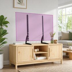 Black Adjustable TV Stand Mount for 37-75 Inch Screens