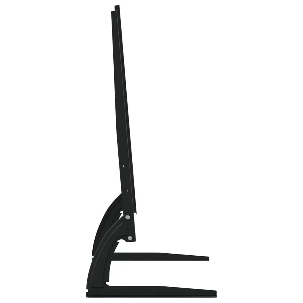 TV Stand Mount for 37-75 Inch Screens Dual Pedestal Height Adjustable Black