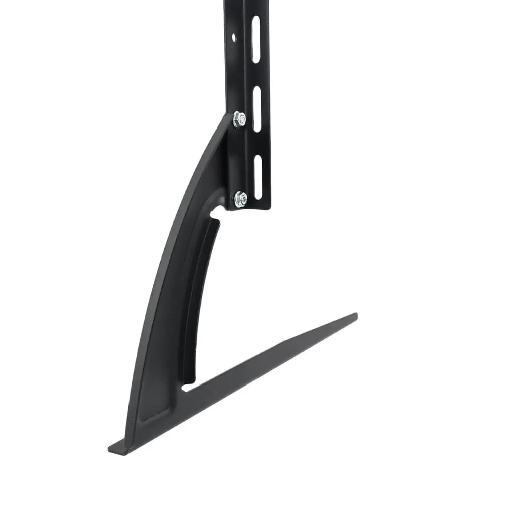 TV Stand Mount for 37-75 Inch Screens Dual Pedestal Height Adjustable Black