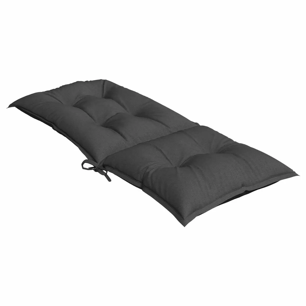 Highback Chair Cushions Indoor Outdoor 120x50x7 cm Anthracite 4 Piece