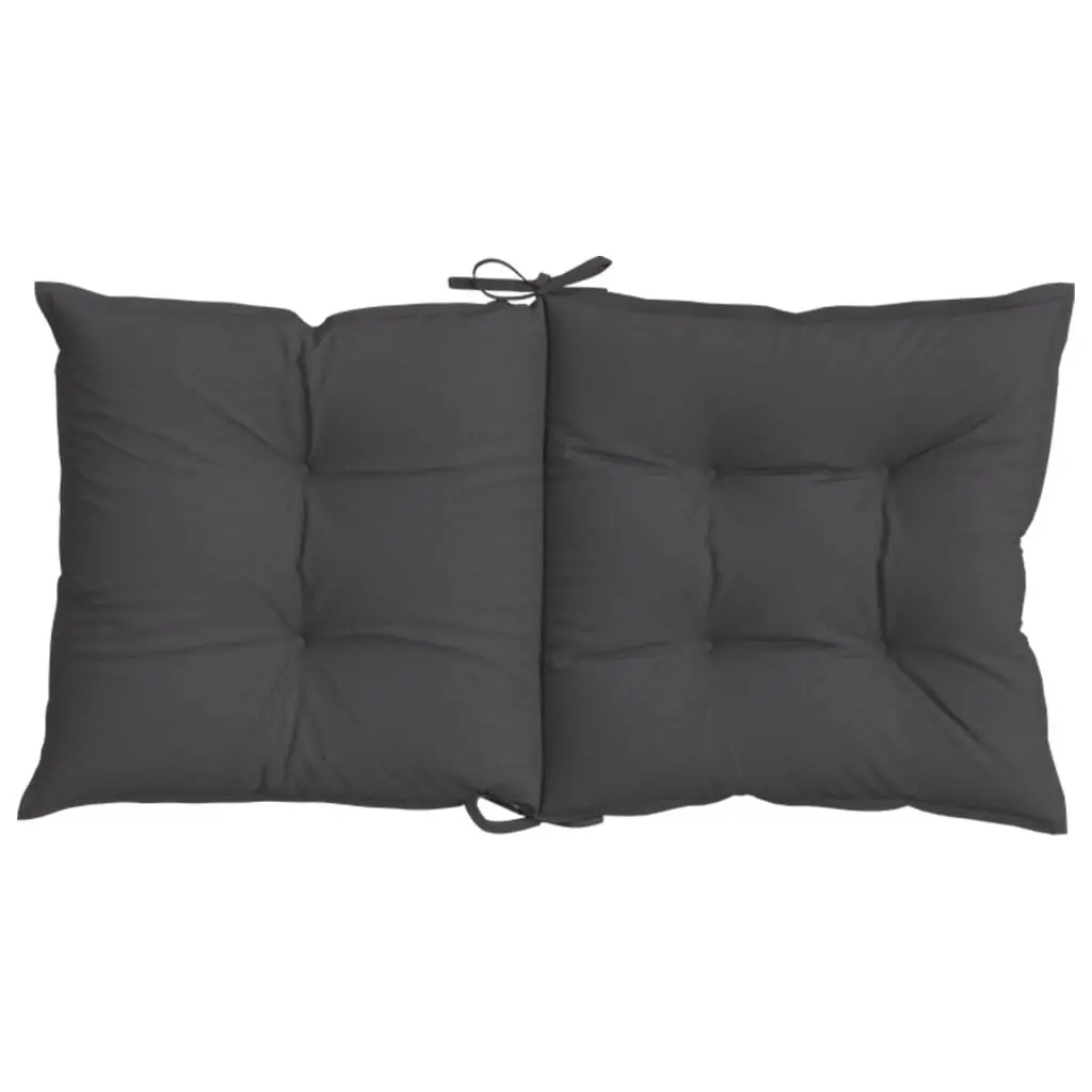 Lowback Chair Cushions 2pcs Outdoor Indoor Garden Patio Seat Pad Anthracite