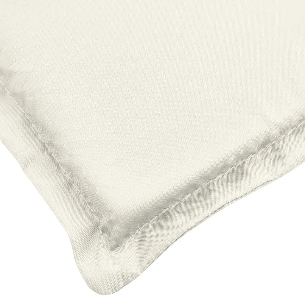 Garden Bench Cushion Outdoor Patio Seating Pad Cream 150 x 50 x 7 cm