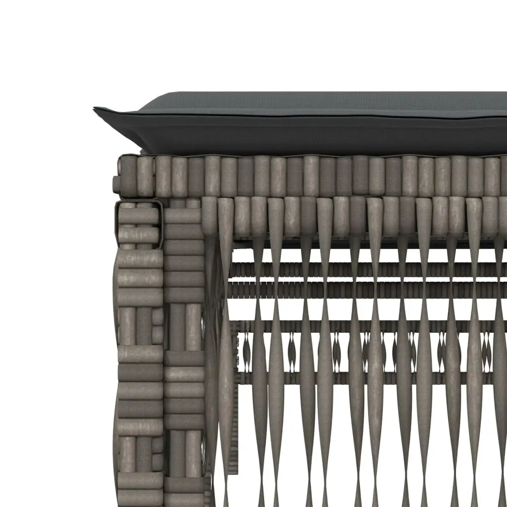Grey Adjustable Sun Lounger