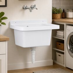 Specifications of Wall-Mounted Sink Washbasin: 50x35x24cm