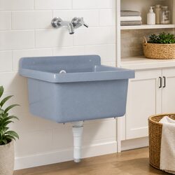 Specifications of 40x40x24cm Wall-Mounted Grey Sink