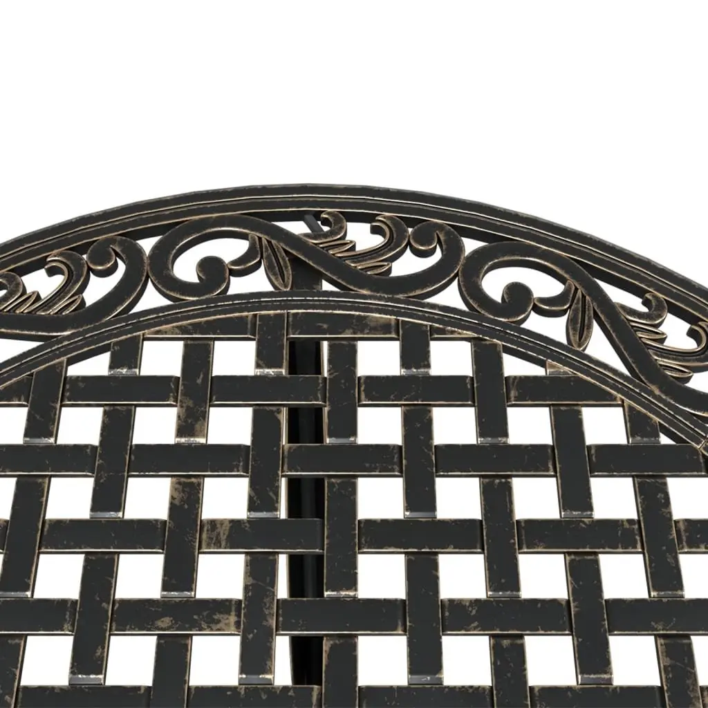 Garden Table Outdoor Patio Furniture Brown Round Ø90x75 cm