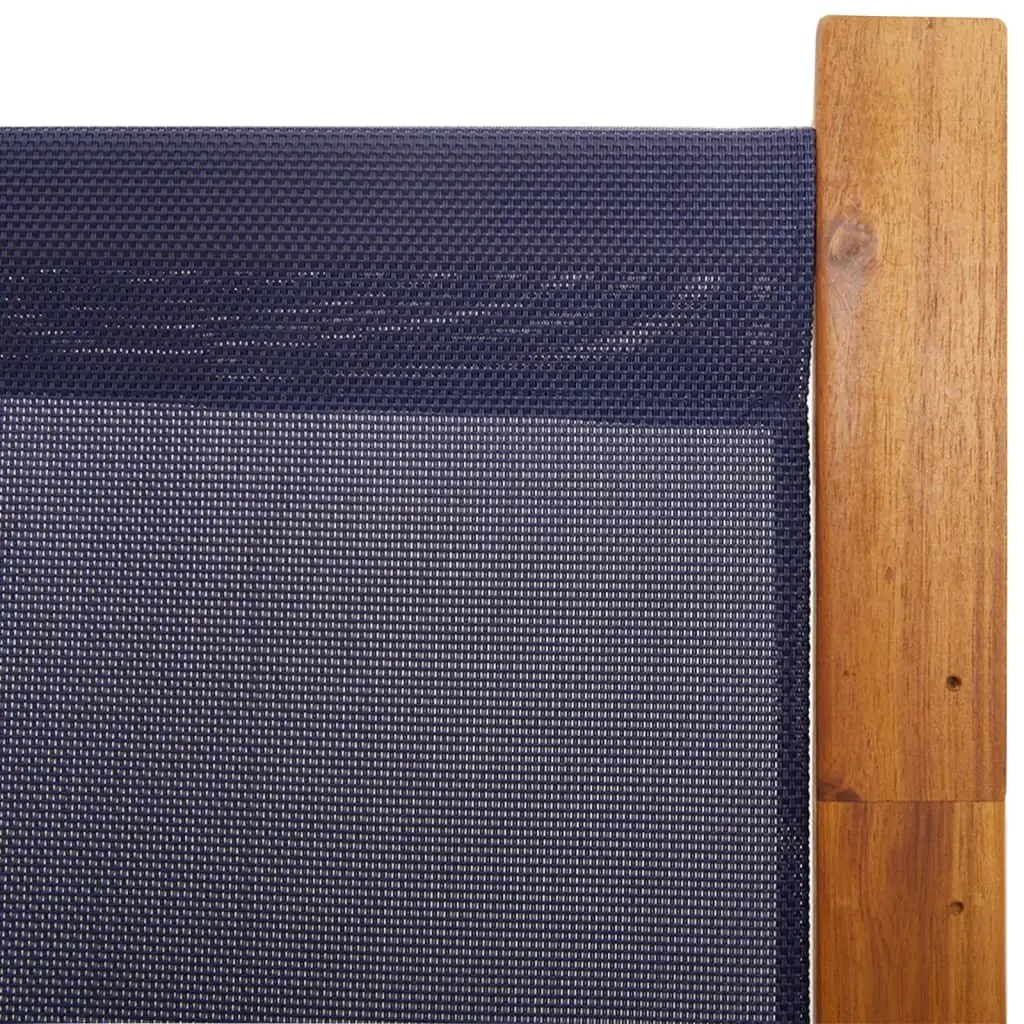 3-Panel Room Divider Blue Folding Privacy Screen Indoor Outdoor Space Partition