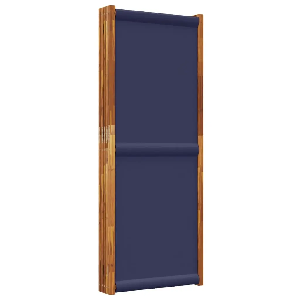5-Panel Room Divider Screen Indoor Outdoor Privacy Partition Folding Acacia Wood 350 x 180 cm