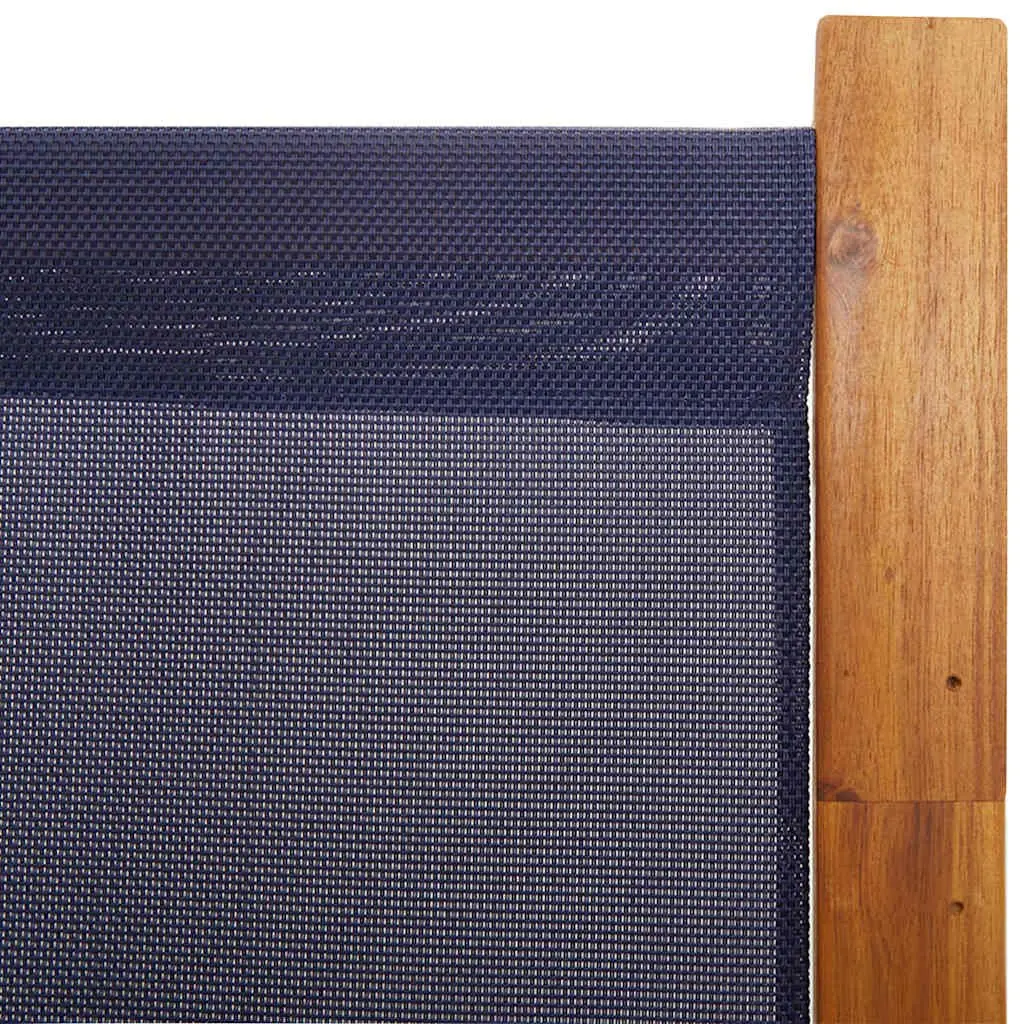 6-Panel Room Divider Indoor Outdoor Dark Blue Folding Privacy Screen 420 x 180 cm