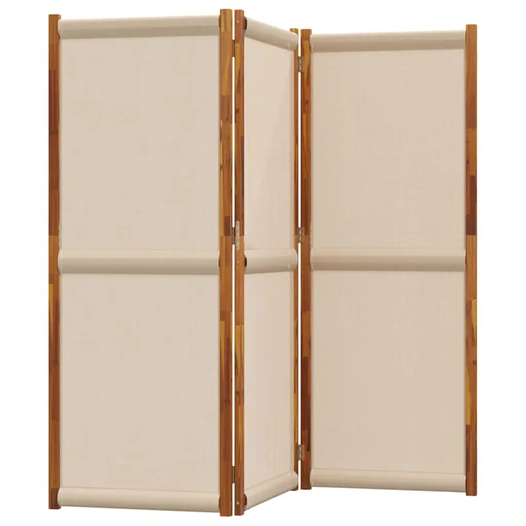 3-Panel Room Divider Folding Privacy Screen Indoor Outdoor Partition 210x180cm