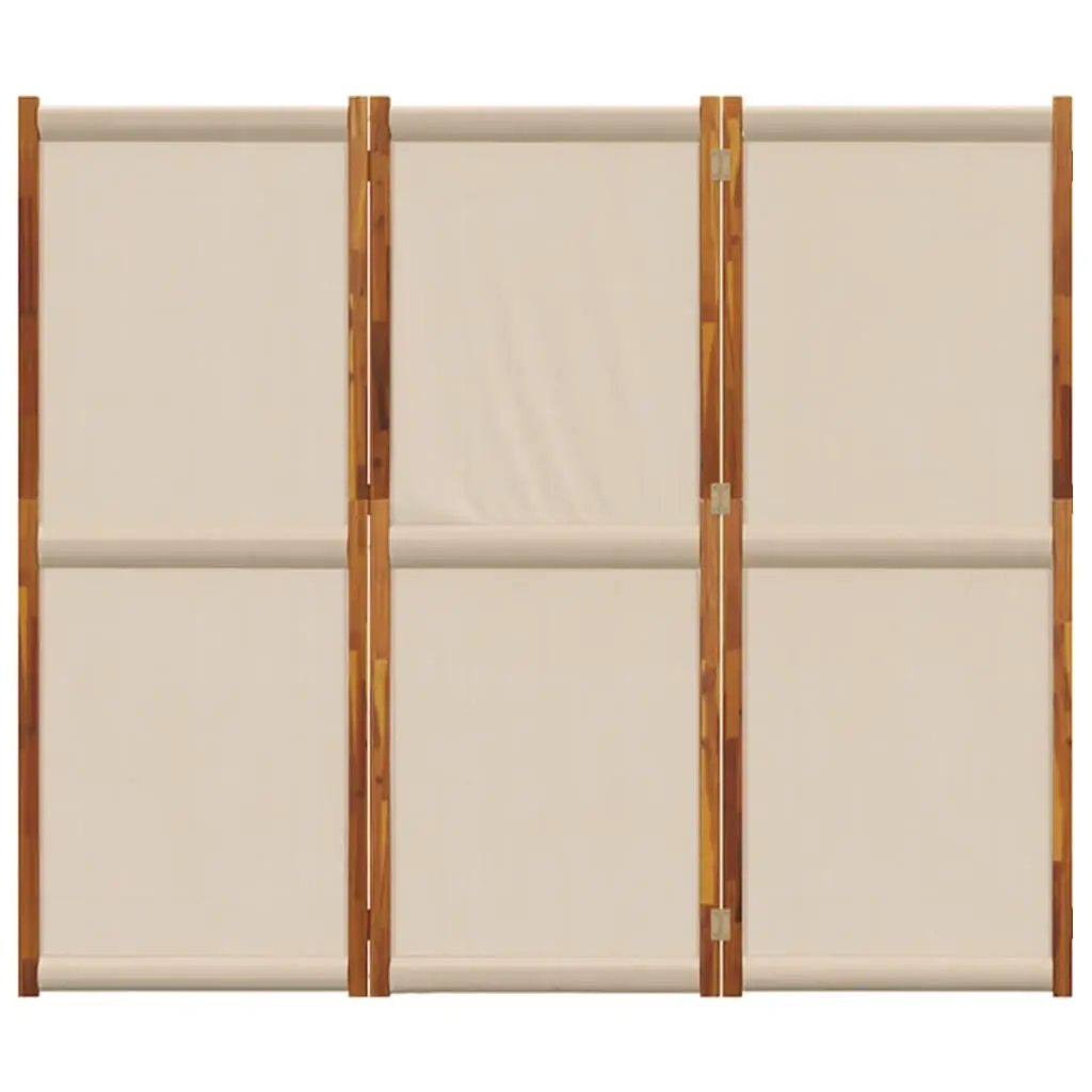 3-Panel Room Divider Folding Privacy Screen Indoor Outdoor Partition 210x180cm