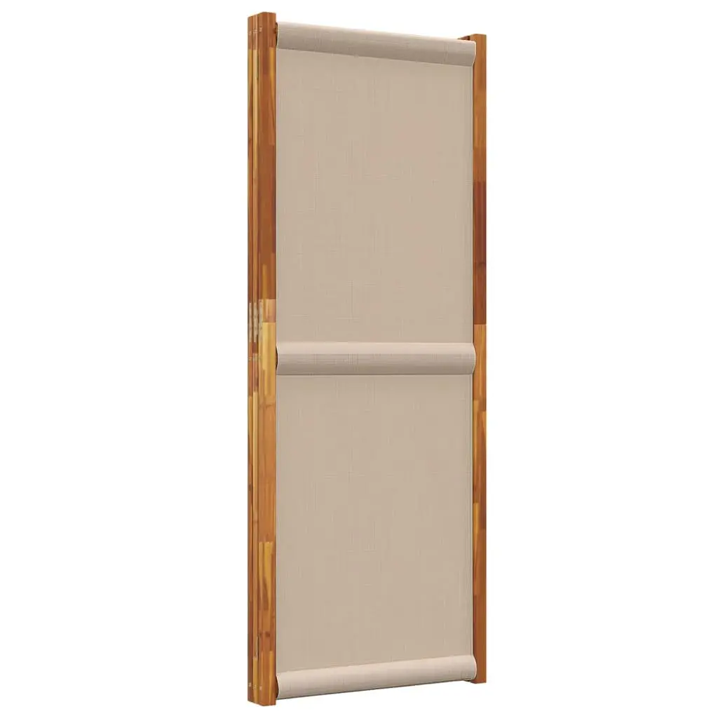 3-Panel Room Divider Folding Privacy Screen Indoor Outdoor Partition 210x180cm