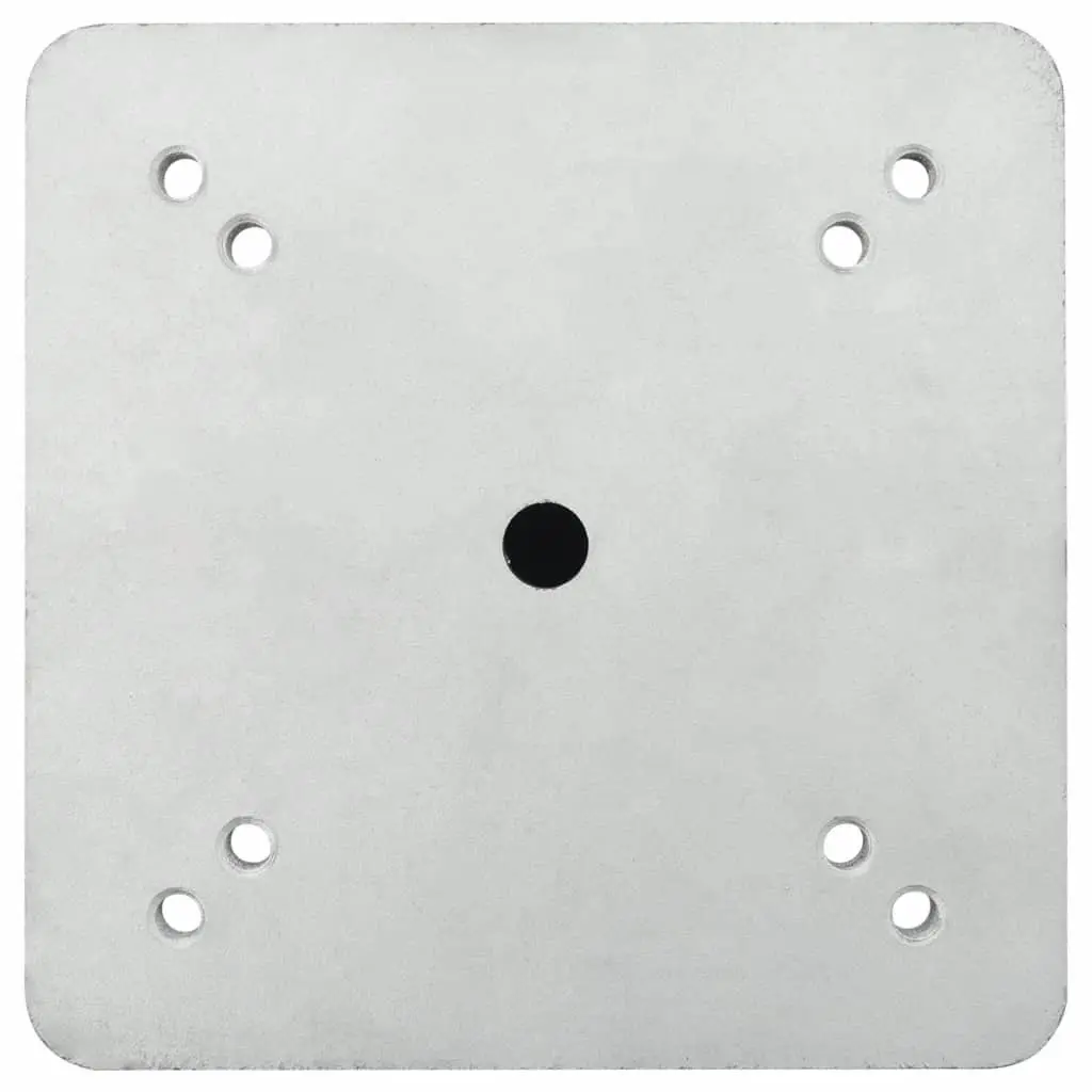 In-Ground Parasol Base Outdoor 16x16x39.5cm Steel