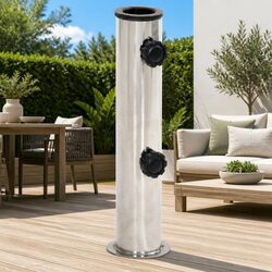 Specs of the Stainless Steel Parasol Base for Umbrellas