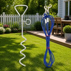 Specifications of 3m Dog Tie Out Cable with Ground Stake